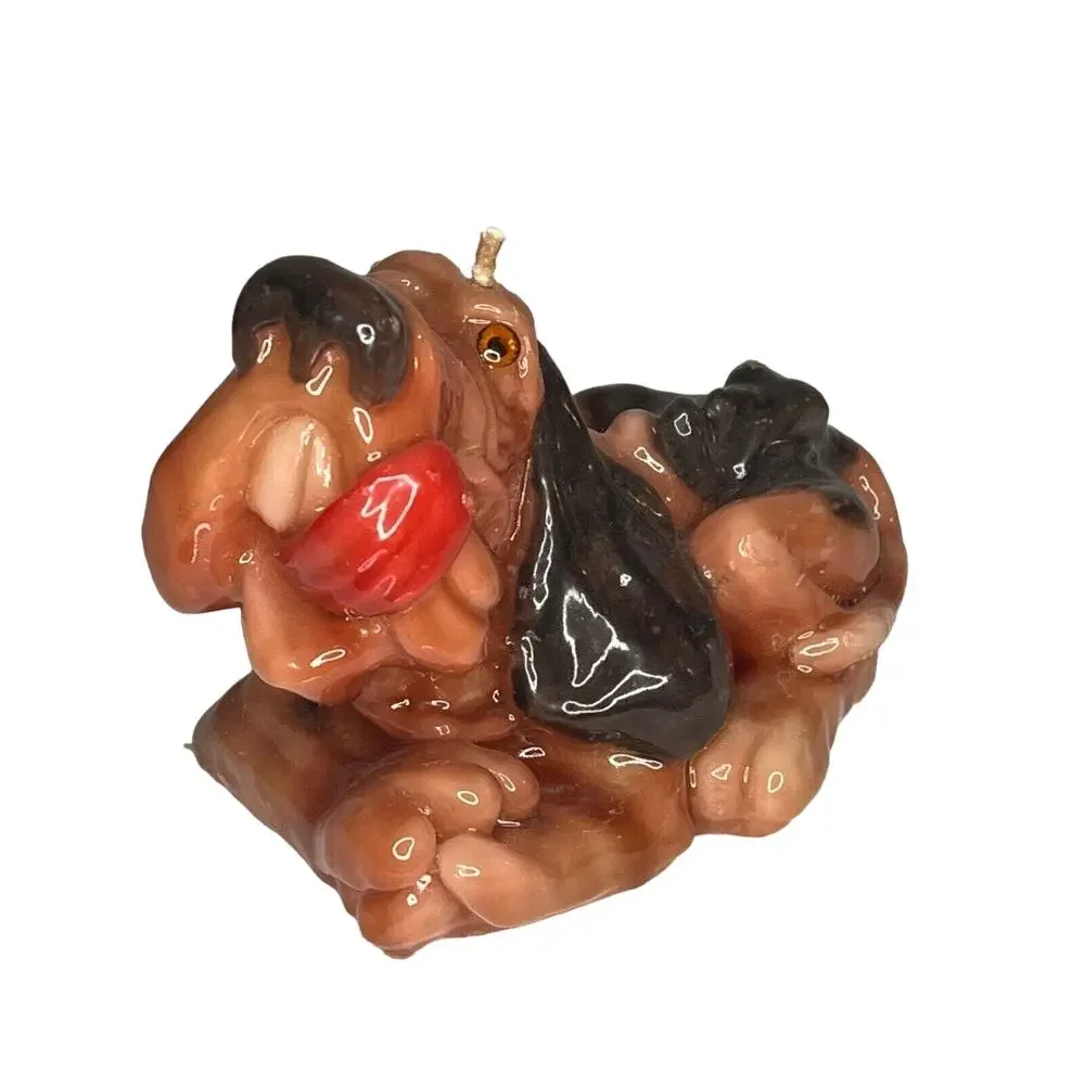 Vintage Tennessee Vols Carved Smokey Candle Sculpture Volunteers Mascot Dog